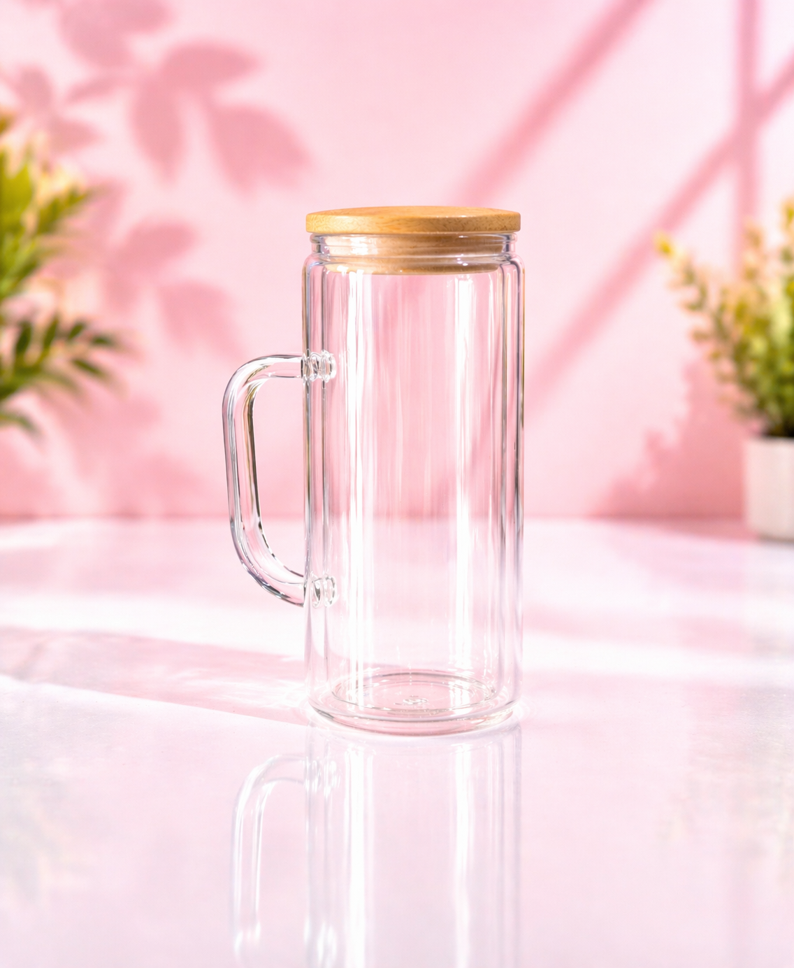 20 Oz Glass Cup With Handle