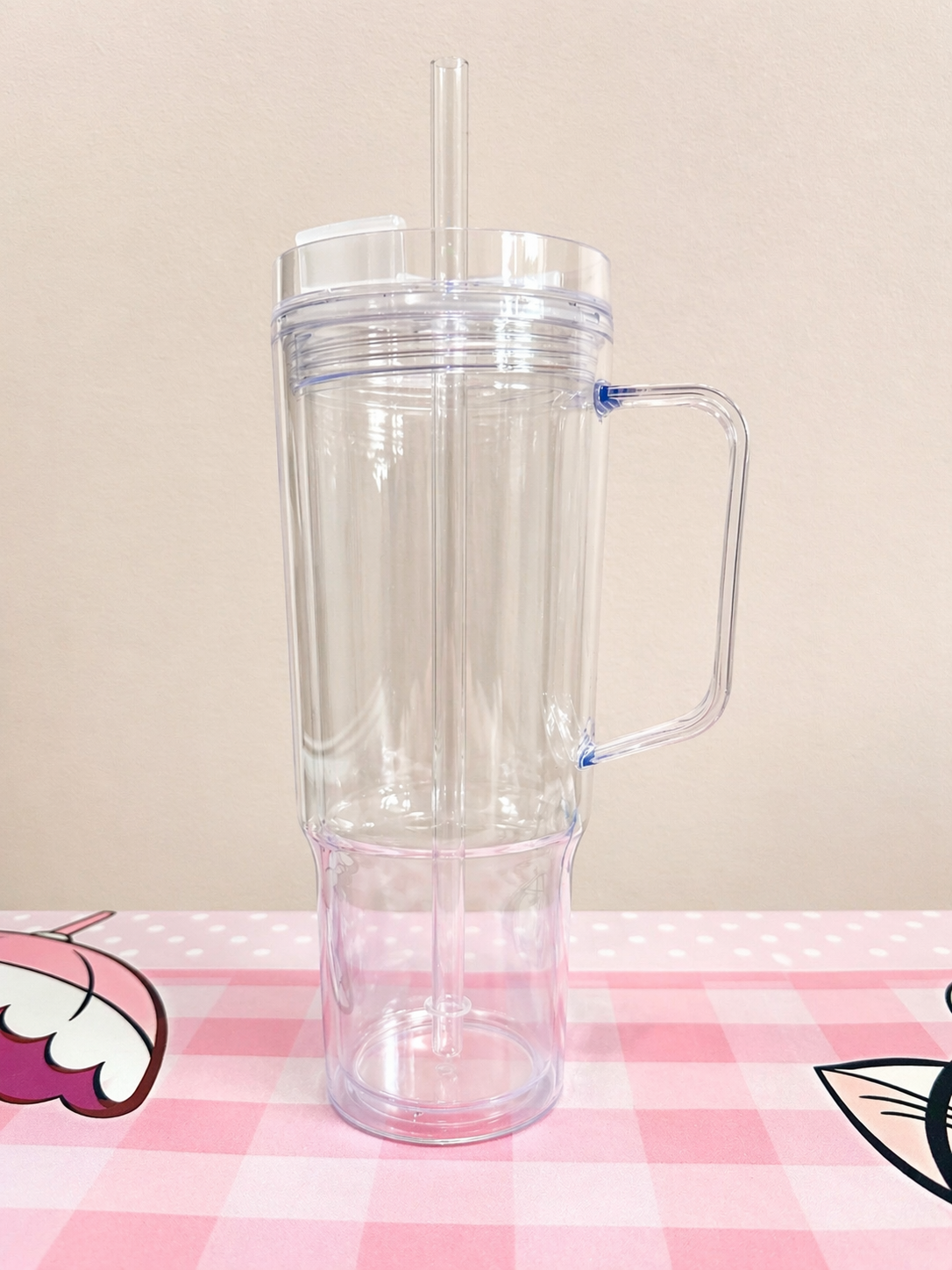 40Oz Acrylic SnowGlobe  Tumbler