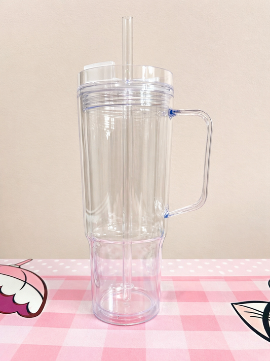 40Oz Acrylic SnowGlobe  Tumbler